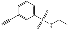 3-cyano-N-ethylbenzene-1-sulfonamide 구조식 이미지