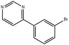 Pyrimidine, 4-(3-bromophenyl)- Structure