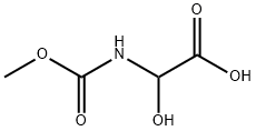 Acetic acid, 2-hydroxy-2-[(methoxycarbonyl)amino]- Structure