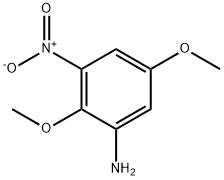Benzenamine, 2,5-dimethoxy-3-nitro- Structure