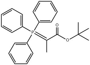 Propanoic acid, 2-(triphenylphosphoranylidene)-, 1,1-dimethylethyl ester 구조식 이미지