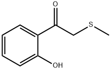 1-(2-Hydroxyphenyl)-2-(methylthio)ethanone Structure