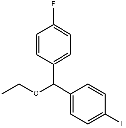 Benzene, 1,1'-(ethoxymethylene)bis[4-fluoro- Structure