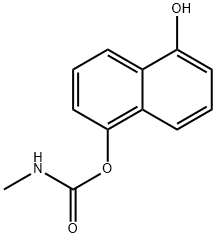 1,5-Naphthalenediol, 1-(N-methylcarbamate) Structure