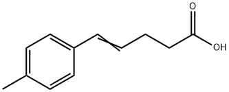 4-Pentenoic acid, 5-(4-methylphenyl)- Structure