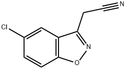 1,2-Benzisoxazole-3-acetonitrile, 5-chloro- Structure