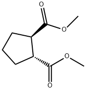 1,2-Cyclopentanedicarboxylic acid, 1,2-dimethyl ester, (1R,2R)- 구조식 이미지