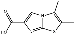 Imidazo[2,1-b]thiazole-6-carboxylic acid, 2,3-dimethyl- Structure