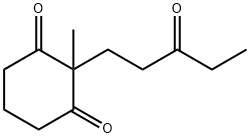 1,3-Cyclohexanedione, 2-methyl-2-(3-oxopentyl)- Structure