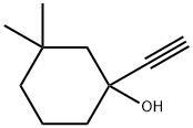 Cyclohexanol, 1-ethynyl-3,3-dimethyl- Structure