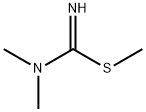Carbamimidothioic acid, N,N-dimethyl-, methyl ester 구조식 이미지