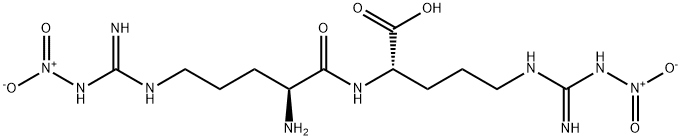 L-Ornithine, N5-[imino(nitroamino)methyl]-L-ornithyl-N5-[imino(nitroamino)methyl]- (9CI) Structure