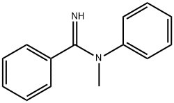 Benzenecarboximidamide, N-methyl-N-phenyl- 구조식 이미지