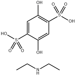Calcium Dobesilate Impurity 4 Bis-diethylamine Salt Structure