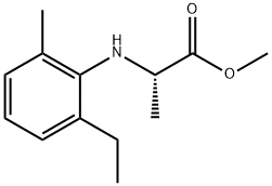 Alanine, N-(2-ethyl-6-methylphenyl)-, methyl ester Structure