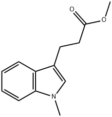 Methyl 3-(1-methylindol-3-yl)propanoate Structure