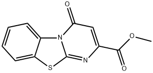 methyl 4-oxo-4{H}-pyrimido[2,1-{b}][1,3]benzothiazole-2-carboxylate Structure