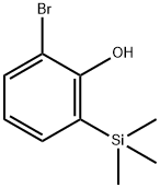 Phenol, 2-bromo-6-(trimethylsilyl)- 구조식 이미지