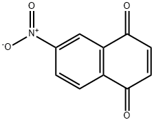 1,4-Naphthalenedione, 6-nitro- Structure