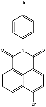 1H-Benz[de]isoquinoline-1,3(2H)-dione, 6-bromo-2-(4-bromophenyl)- Structure