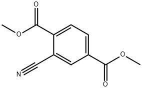 1,4-Benzenedicarboxylic acid, 2-cyano-, 1,4-dimethyl ester Structure