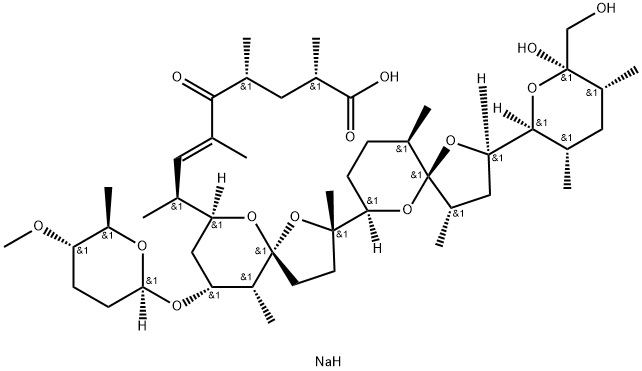 Lenoremycin sodium Structure