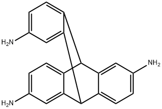 2,6,14-triaminotriptycene Structure