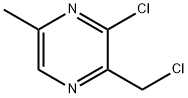 Pyrazine, 3-chloro-2-(chloromethyl)-5-methyl- Structure