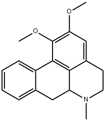 4H-Dibenzo[de,g]quinoline, 5,6,6a,7-tetrahydro-1,2-dimethoxy-6-methyl- 구조식 이미지