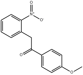 1-(4-Methoxyphenyl)-2-(2-nitrophenyl)ethanone Structure