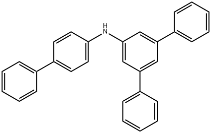N-([1,1'-biphenyl]-4-yl)-[1,1':3',1''-terphenyl]-5'-amine 구조식 이미지