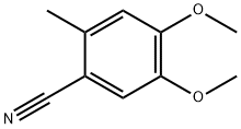 Benzonitrile, 4,5-dimethoxy-2-methyl- Structure