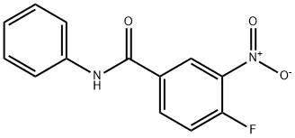 Benzamide, 4-fluoro-3-nitro-N-phenyl- 구조식 이미지