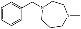 1H-1,4-Diazepine, hexahydro-1-methyl-4-(phenylmethyl)- 구조식 이미지