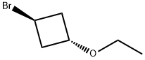 trans1-Bromo-3-ethoxycyclobutane Structure