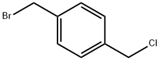 Benzene, 1-(bromomethyl)-4-(chloromethyl)- Structure