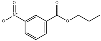 Benzoic acid, 3-nitro-, propyl ester Structure