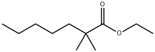Heptanoic acid, 2,2-dimethyl-, ethyl ester Structure