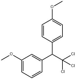 Benzene, 1-methoxy-3-[2,2,2-trichloro-1-(4-methoxyphenyl)ethyl]- Structure