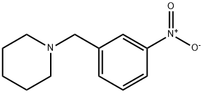 1-[(3-Nitrophenyl)methyl]piperidine 구조식 이미지