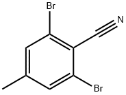 Benzonitrile, 2,6-dibromo-4-methyl- 구조식 이미지