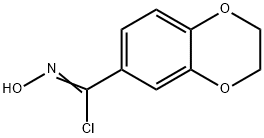 1,4-Benzodioxin-6-carboximidoyl chloride, 2,3-dihydro-N-hydroxy- Structure
