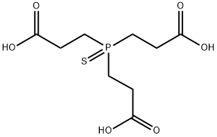 3,3',3''-Phosphorothioyltripropanoic acid Structure