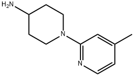 4-Piperidinamine, 1-(4-methyl-2-pyridinyl)- Structure