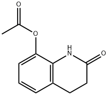 2(1H)-Quinolinone, 8-(acetyloxy)-3,4-dihydro- Structure