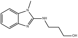 3-[(1-methyl-1H-1,3-benzodiazol-2-yl)amino]propan-1-ol 구조식 이미지