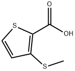 2-Thiophenecarboxylic acid, 3-(methylthio)- 구조식 이미지