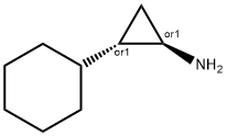 Cyclopropanamine, 2-cyclohexyl-, (1R,2S)-rel- 구조식 이미지
