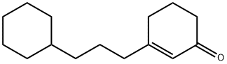 2-Cyclohexen-1-one, 3-(3-cyclohexylpropyl)- Structure