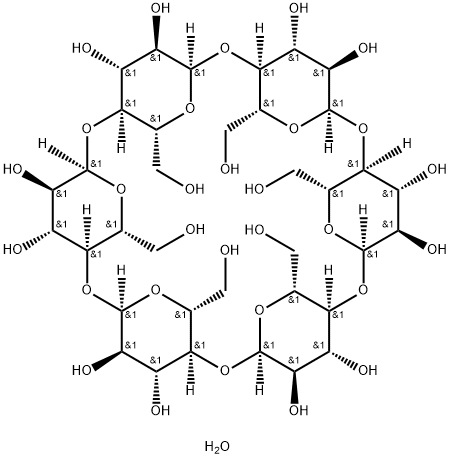 α-Cyclodextrin, hydrate (1:1) 구조식 이미지